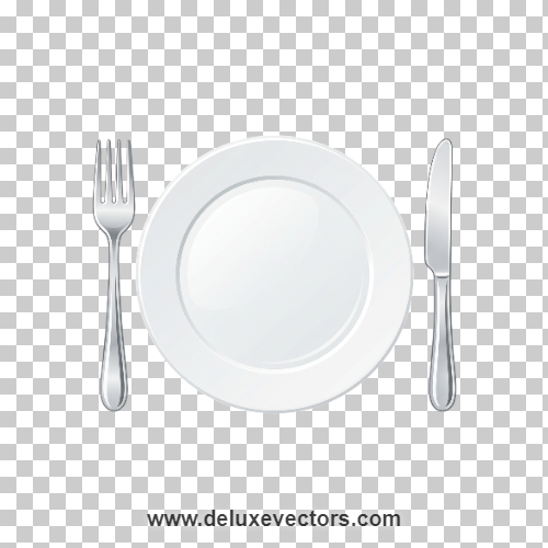 Kitchen Dining Icon Plate Cutlery Graphic Free Download