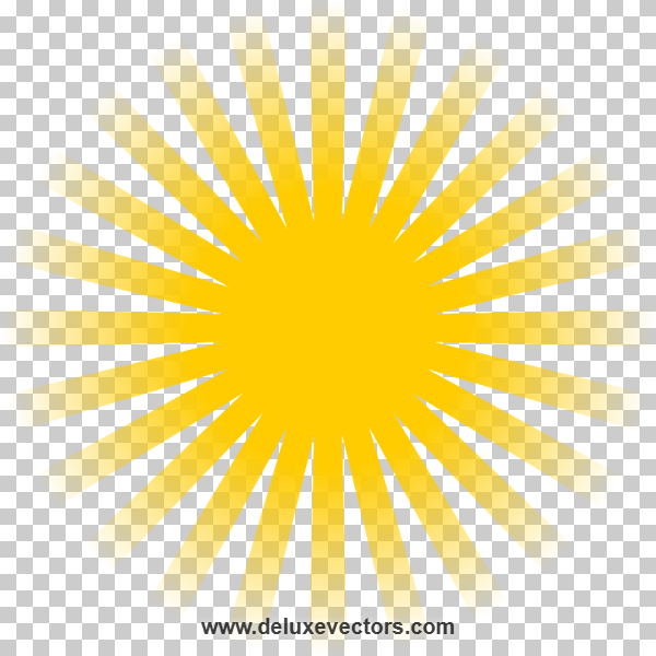 Golden Sun Rays Png
