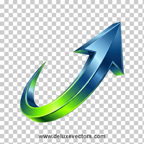 Business 3D Arrows Logo Design