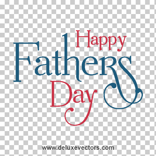 Classic Navy Blue and Maroon Fathers Day Calligraphy