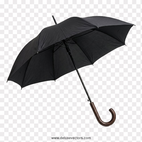 Black Umbrella PNG