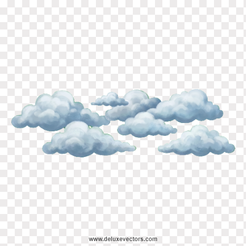 Rainy Clouds Graphics Vector Png