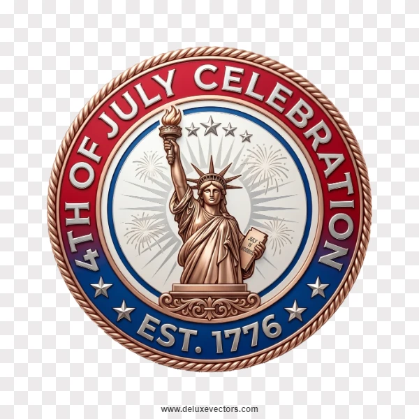 Statue of Liberty Commemorative Circle Badge