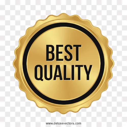Gold Best Quality Seal Medallion Png