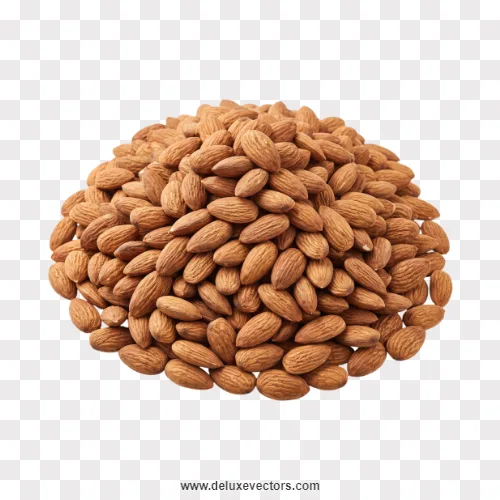 Download Pile of Raw Almonds Png