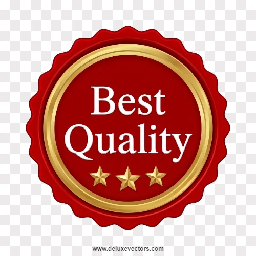 Red Gold Best Quality Badge Emblem Png