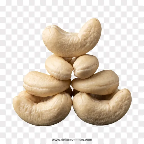 Stacked Cashew Nuts Pyramid Structure Png
