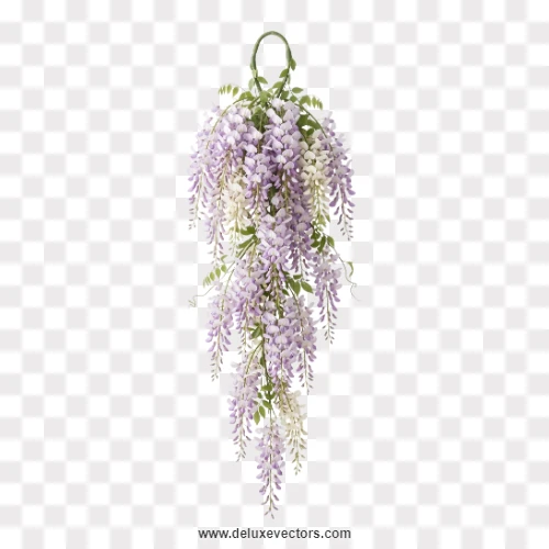 Hanging Flower Vines Cascade PNG