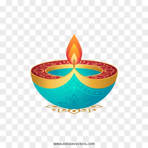 Decorative Diwali Diya Oil Lamp PNG